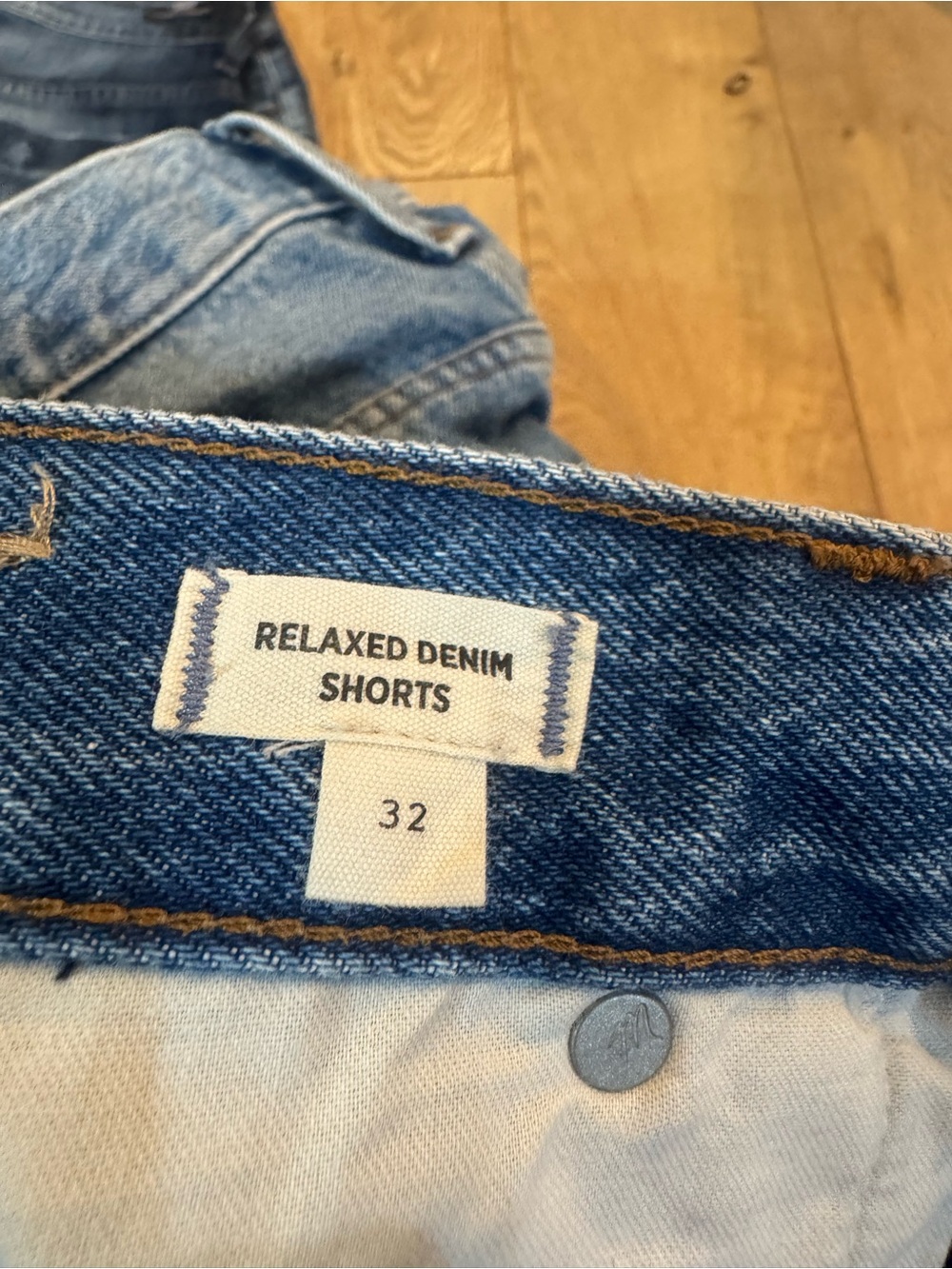 Madewell Light Blue Distressed Denim Cutoff Shorts - Picture 4 of 4